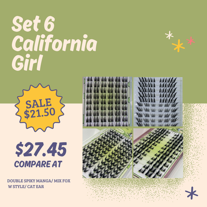 Set 6 California Girl