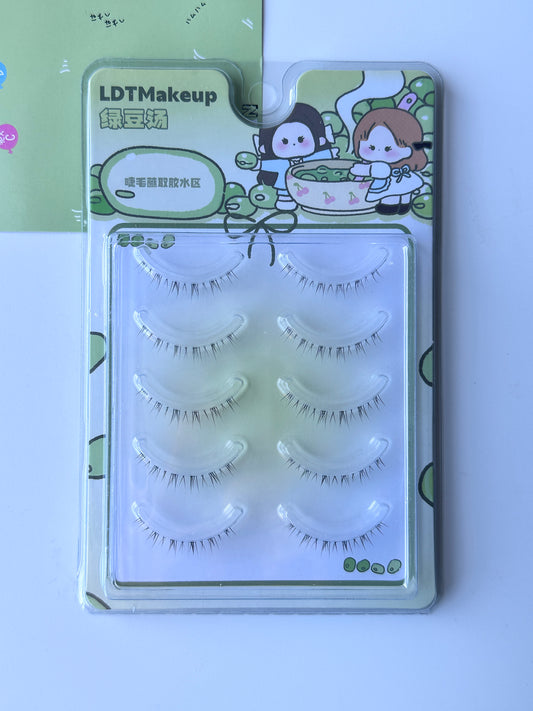 5 Pairs Natural Lower Lashes (Zx09)