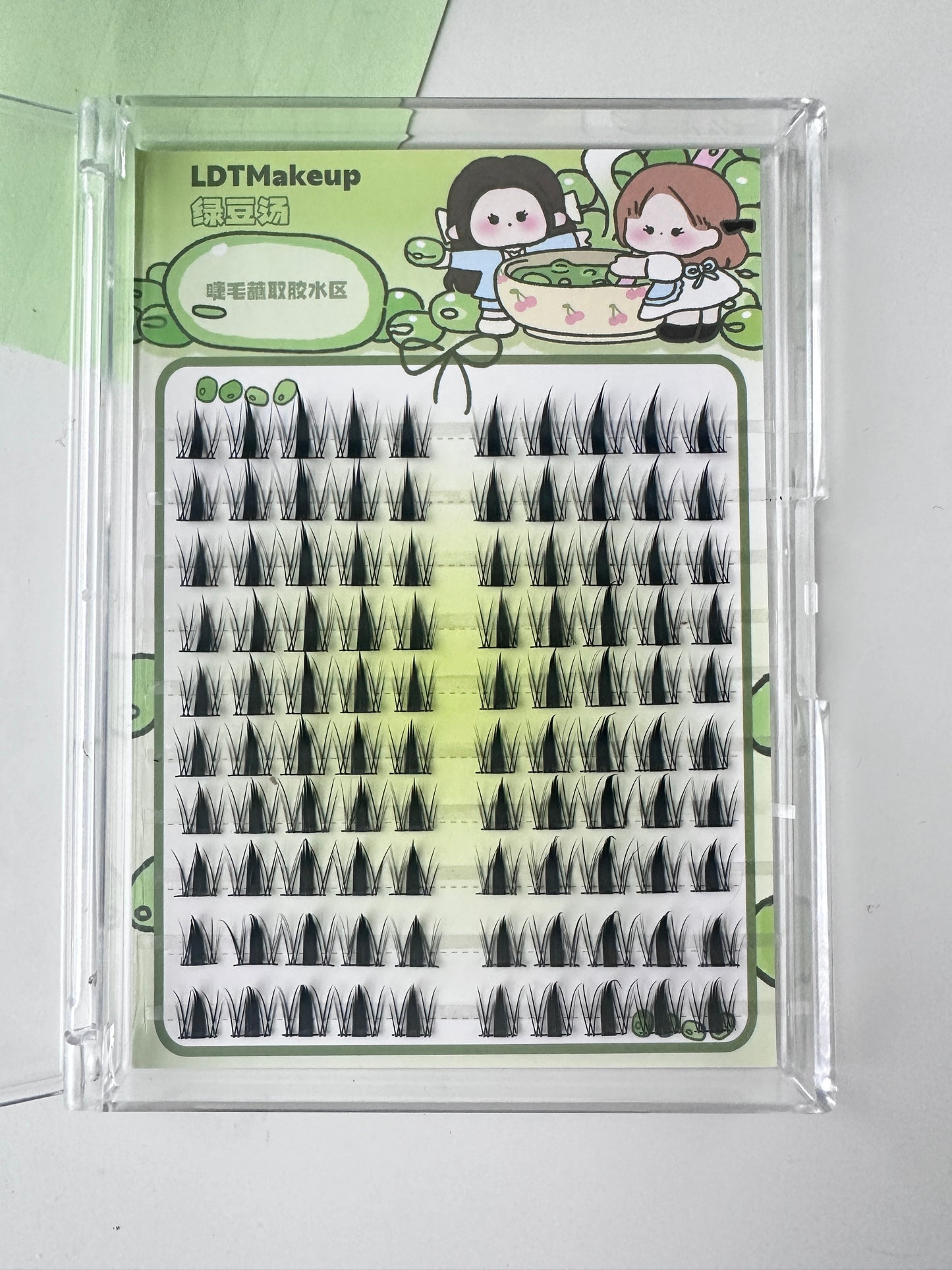 100PCs Bunny Doll Spiky Lashes