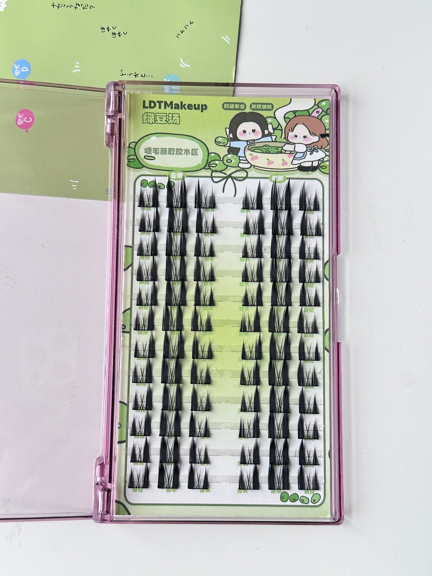 72PCs Cat Ear Lashes